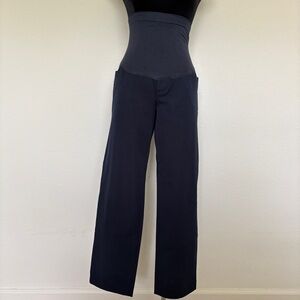 Old Navy Navy Maternity Dress Pants Pixie Full Panel